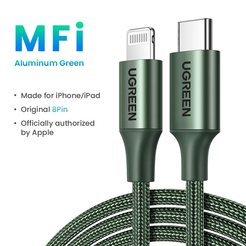 UGREEN 20W PD USB Type C to Lightning Cable - Supersell 