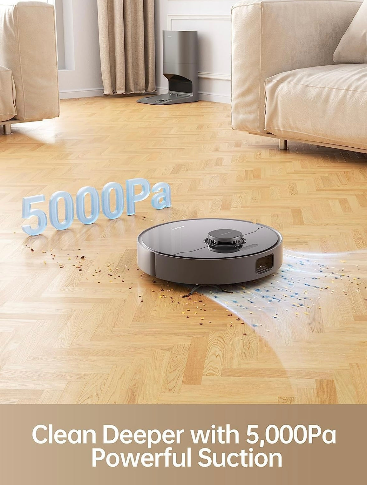 dreame D10s Plus Robot Vacuum Mop Combo Self-Emptying for up to 65 Days - Supersell