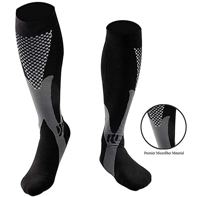 Compression Socks Medical Varicose Veins Nylon Medical Nursing Stockings Fit For Sports Black compression Socks For Anti Fatigue - Supersell