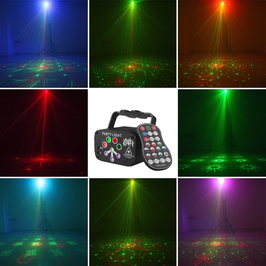 Mini DJ Disco Laser Light Projector USB Rechargeable - Supersell