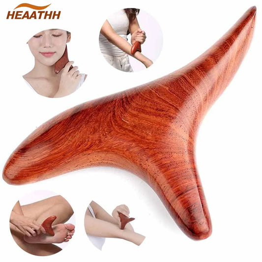 Wood Trigger Point Massage Gua Sha Lymphatic Drainage Tools - Supersell 