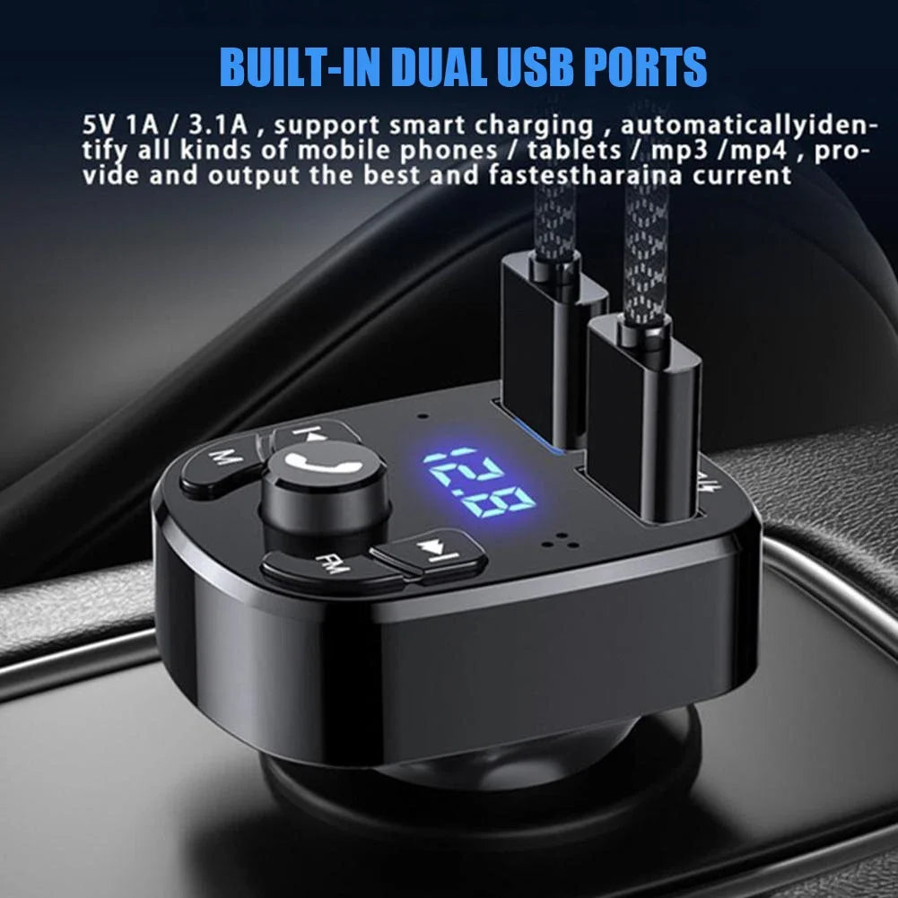 Car Bluetooth 5.0 + USB Fast Charger - Supersell