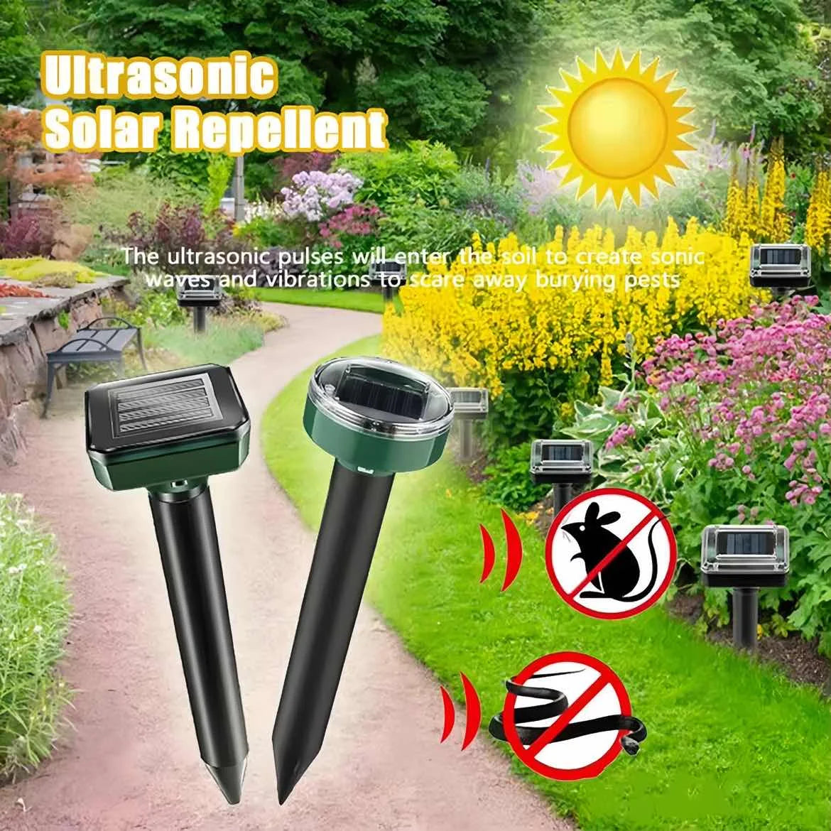 Solar Ultrasonic Repellent Buzzer - Supersell