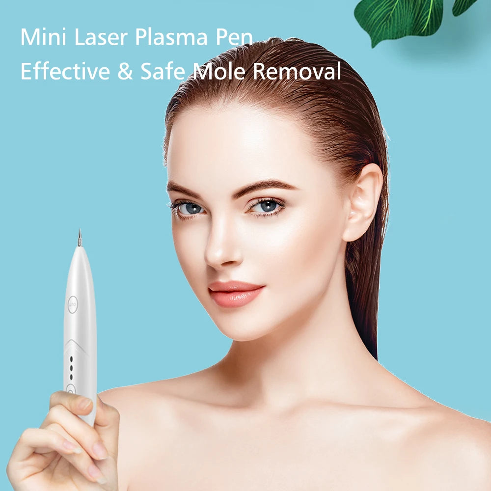 Mini Laser Plasma Pen Portable Freckle Removal Machine Skin Face Wart Tag Remover Tool Household Black Dots Tattoo Remover - Supersell