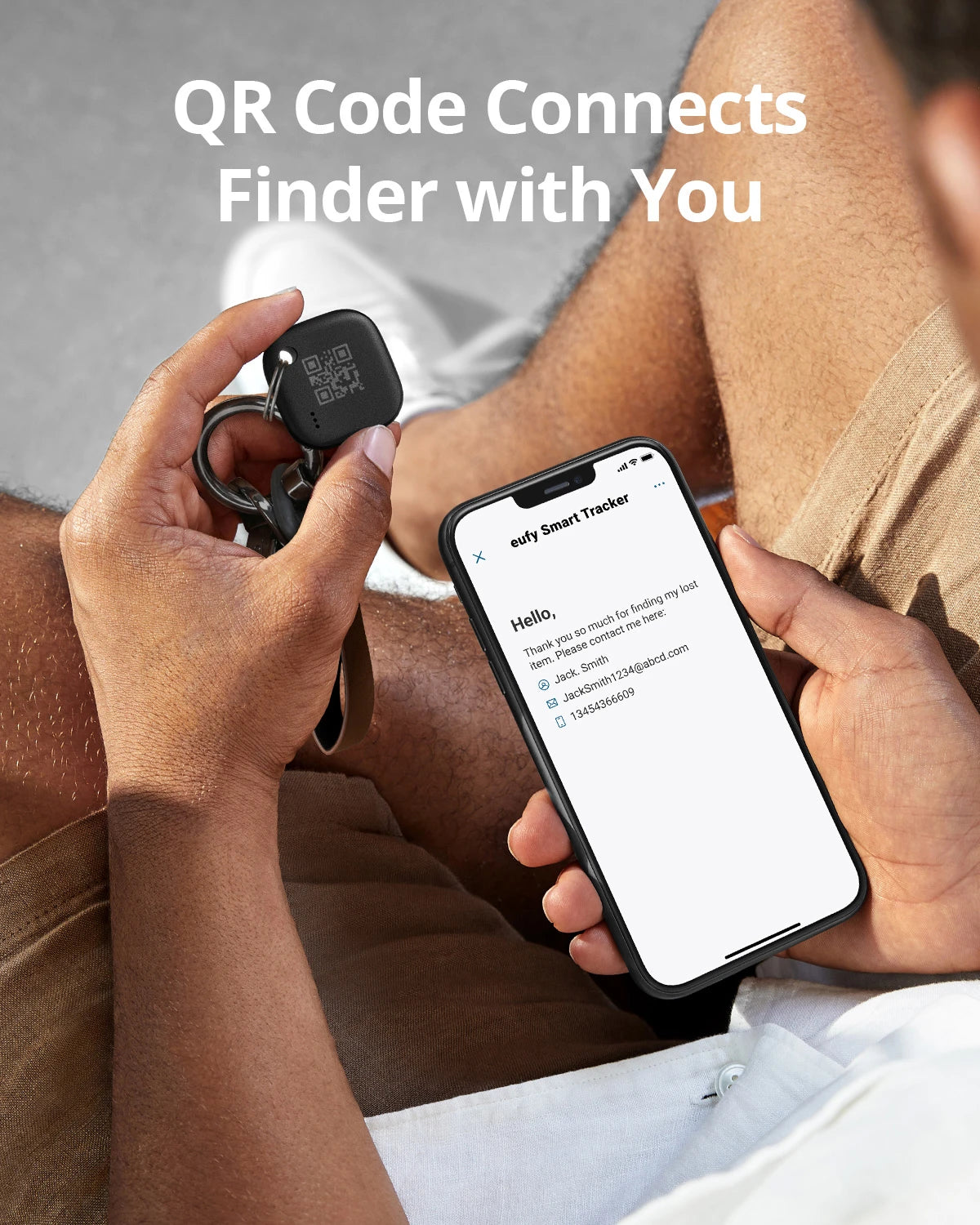 eufy Security SmartTrack Link Works With Apple Find My Key Finder Bluetooth Tracker For Earbuds and Luggage Phone Finder - Supersell