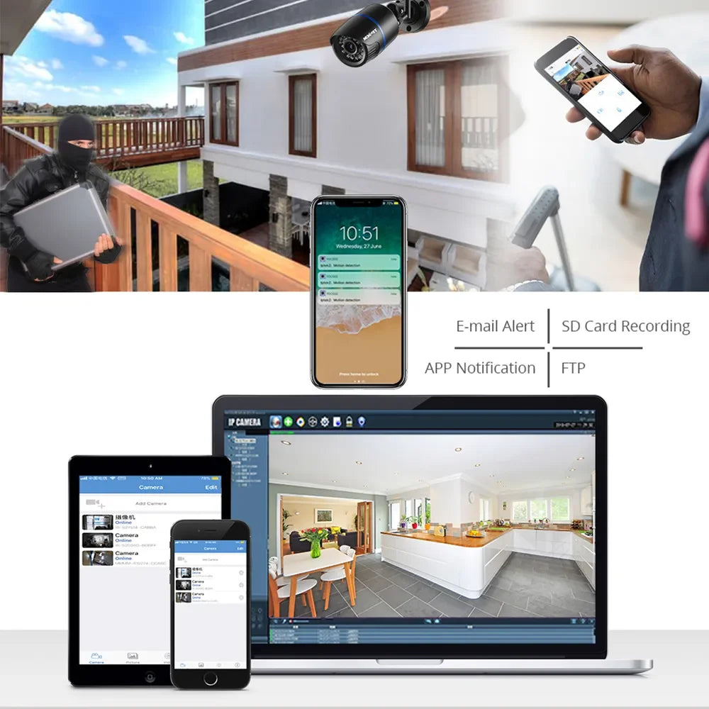 4MP Camera Outdoor WiFi Security Camera - Supersell