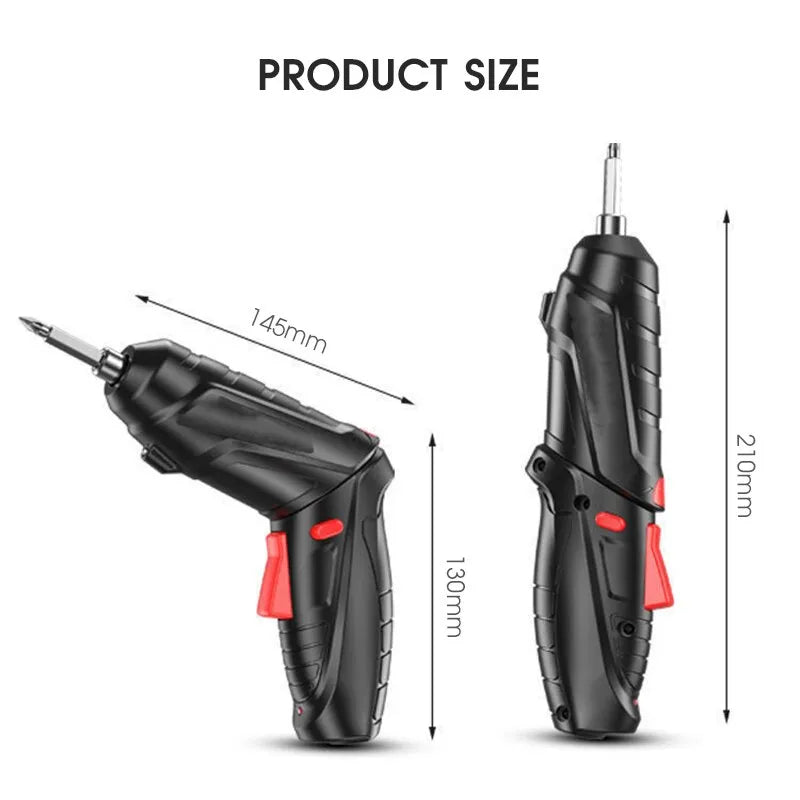 Power drill Tools Set Household Maintenance Repair 1800mAh Lithium Battery - Supersell