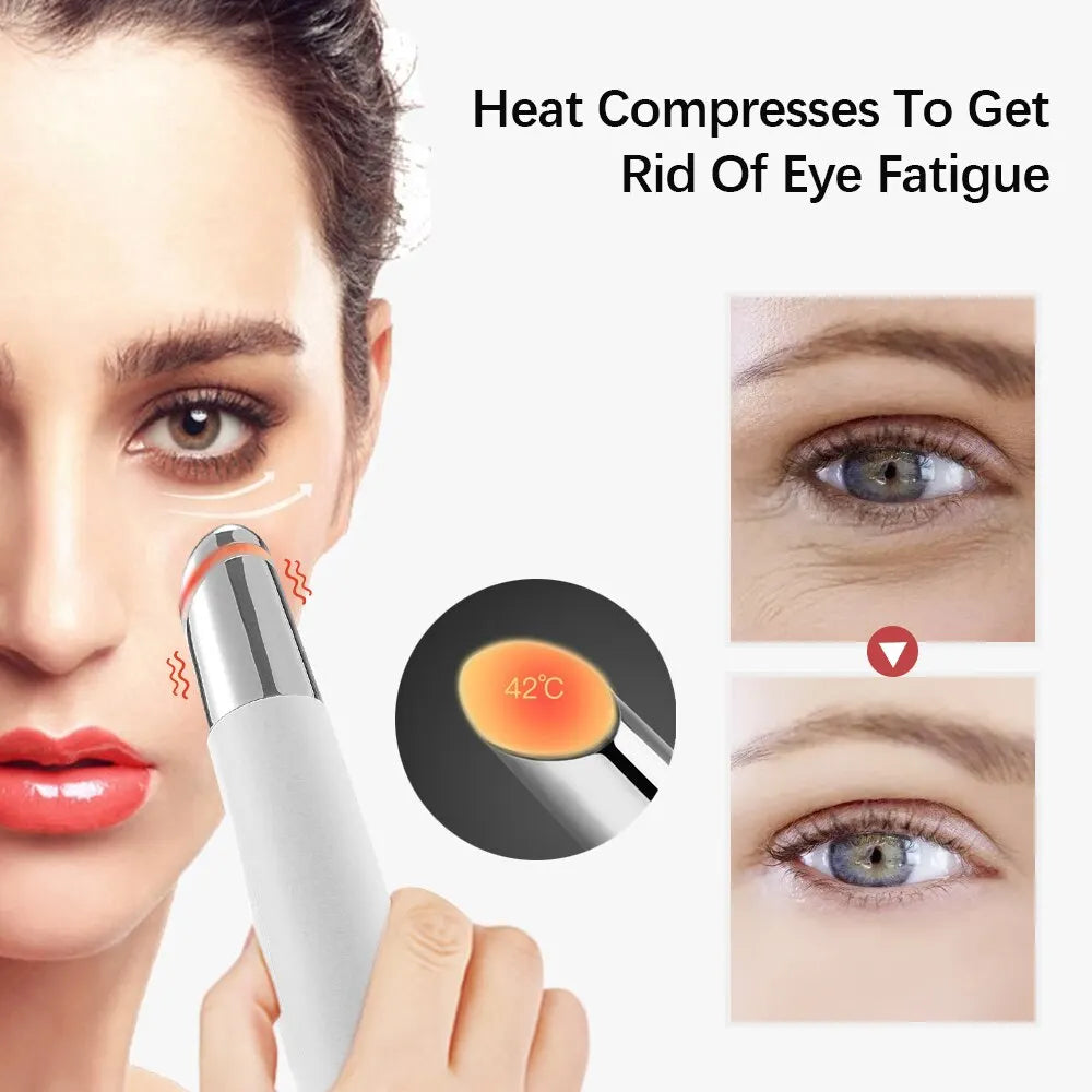 Eye Massager Constant Temperature Heating Vibration Massage Lighten Dark Circles and Eyes Bags Eye Skin Care - Supersell