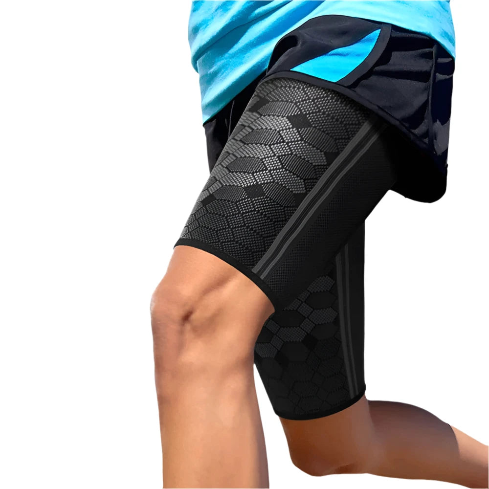 Thigh Compression Sleeves - Hamstring Compression Sleeves for Quad and Groin Pain Relief - Thigh Brace & Wrap,for Running - Supersell 