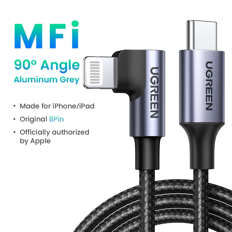 UGREEN 20W PD USB Type C to Lightning Cable - Supersell 