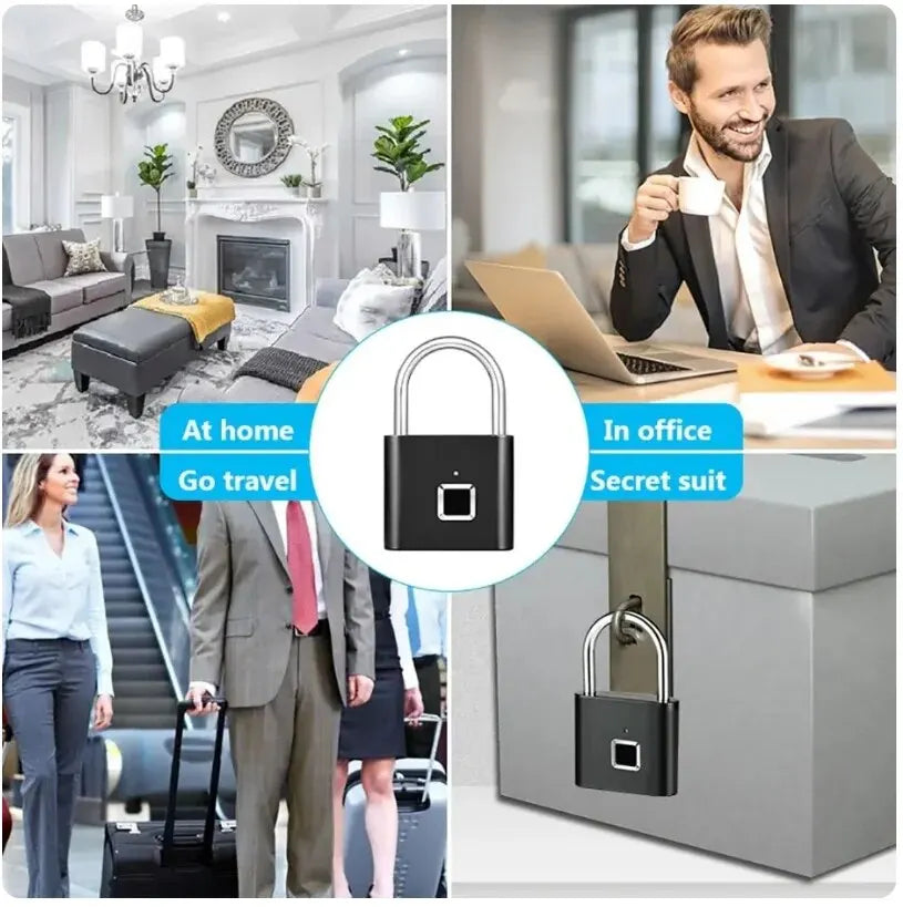 Fingerprint Lock Keyless Waterproof Anti-Theft Smart Lock - Supersell